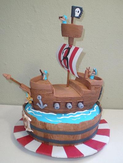 tarta barco pirata para Elio - Cake by Elena Garcia Rizo