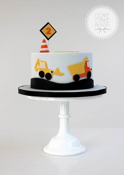 Digger cake - Cake by Cove Cake Design