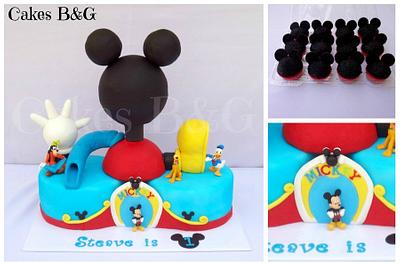 Mickey Mouse Clubhouse cake - Cake by Laura Barajas 