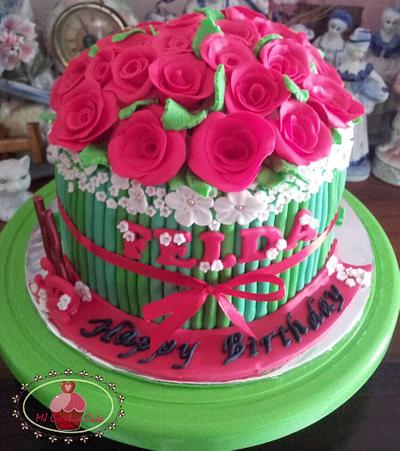red rose cake - Cake by Mj Creative Cake by jlee