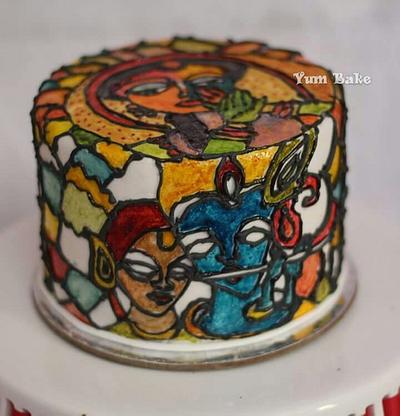Holi Special - Cake by Ruchi Gupta Cookery Classes