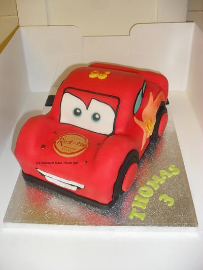 Lightning McQueen - Cake by CandescentCakes