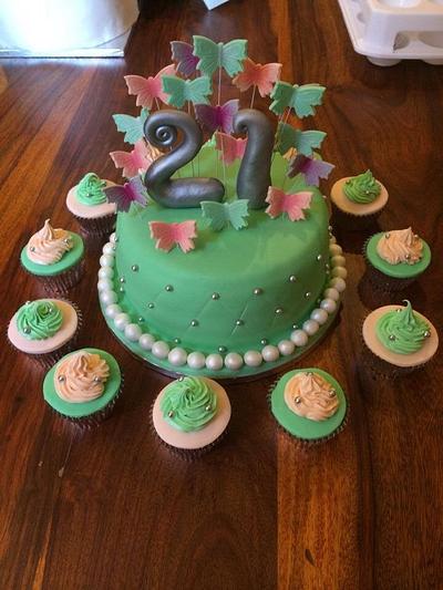 21st birthday cake - Cake by Paul Kirkby