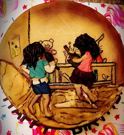 Buttercream cake - Cake by Sandhya Jaishankar 