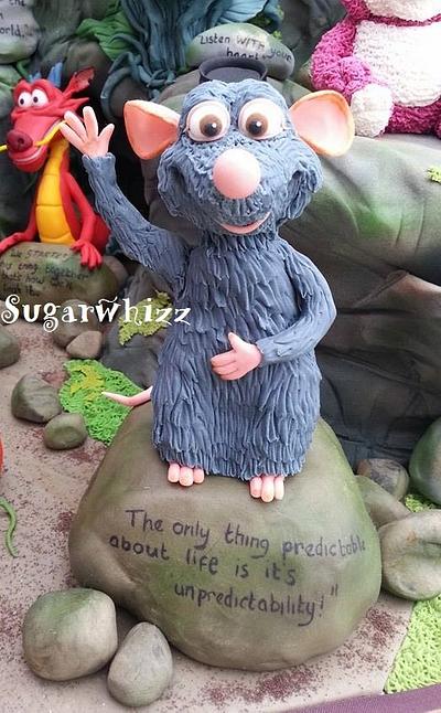 Remy, (Ratatouille) - Up close and personal - Cake by Sugarwhizz