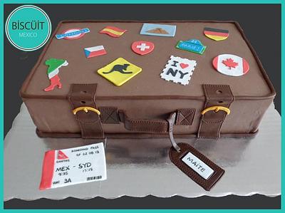 Love to travel - Cake by BISCÜIT Mexico