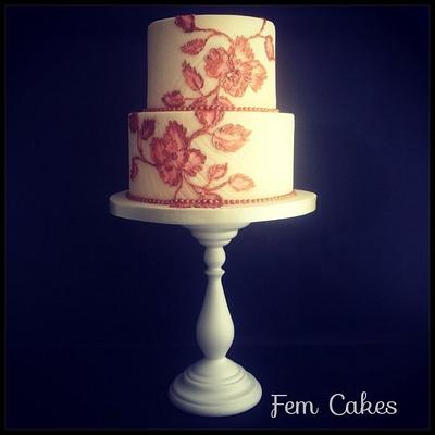 with love - Cake by Fem Cakes