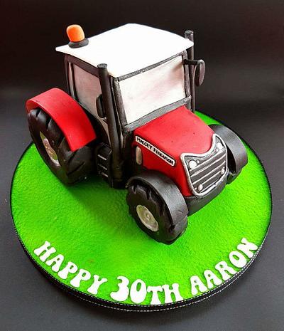 Massey Ferguson Tractor Cake - Cake by Cakes Glorious Cakes