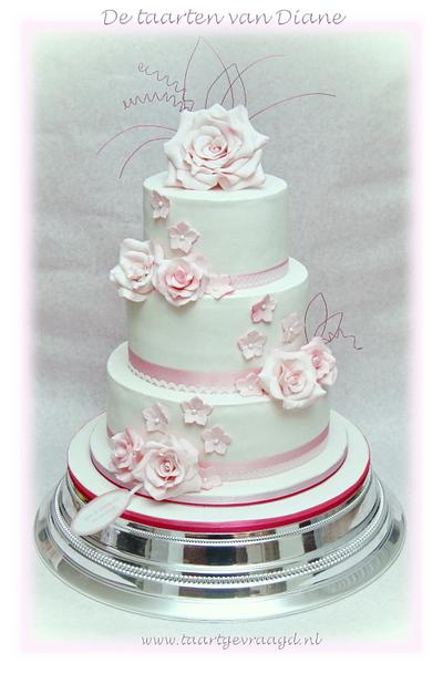 Pink Rose - Cake by Diane75