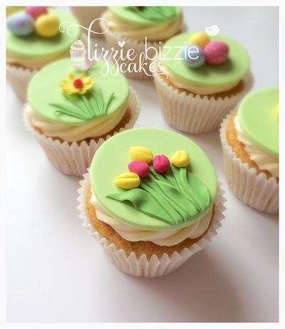Easter/Springtime Cupcakes - Cake by Lizzie Bizzie Cakes