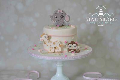 Baby Animals Shower Cake - Cake by AngeliaCake 