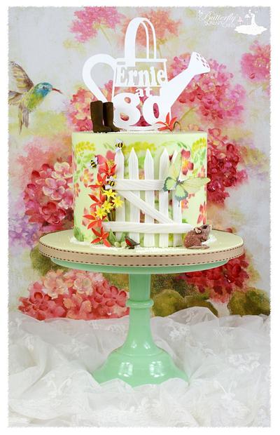80th birthday cake  - Cake by Julie