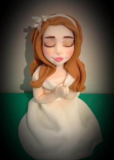 First communion girl! - Cake by Ele Lancaster
