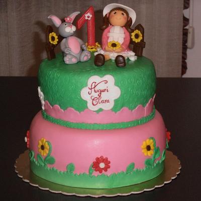 primo compleanno - Cake by gina Mengarelli 