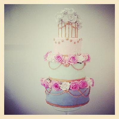 vintage wedding cake - Cake by Swt Creation