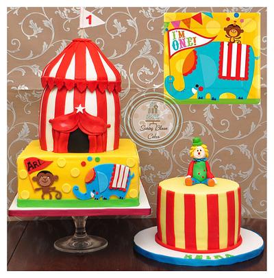 Circus/Carnival Cake - Cake by Spring Bloom Cakes