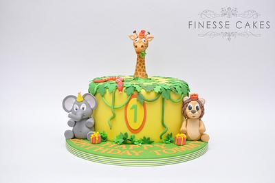 Jungle fun - Cake by Sue Field