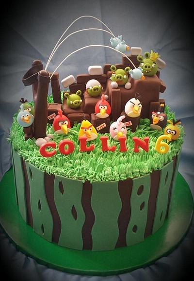 Angry Birds - Cake by Ester Siswadi