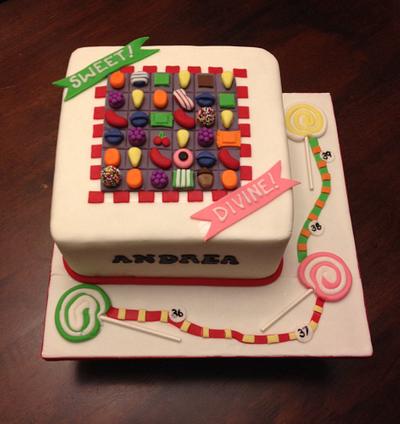 Candy Crush - Cake by Jennifer Jeffrey