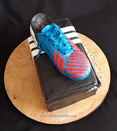 Adidas football shoe - Cake by Ritsa Demetriadou