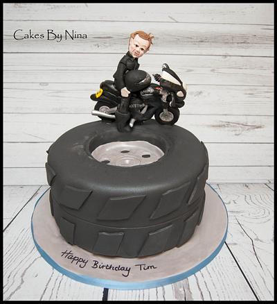 I love my motorbike - Cake by Cakes by Nina Camberley