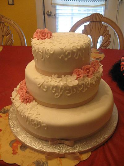 wedding cake - Cake by 3babycakes