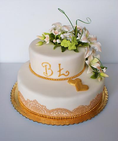 the wedding - Cake by EvelynsCake