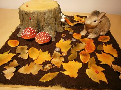 Woodland Scene - Cake by TheCakemanDulwich