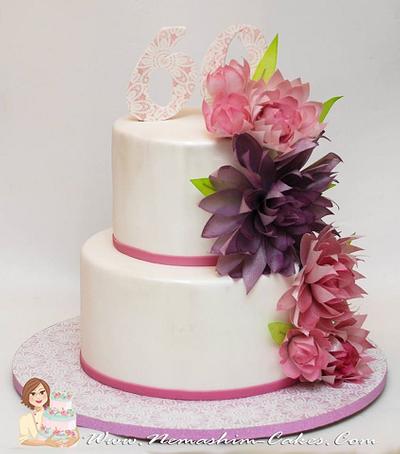 60th birthday cake - Cake by galit