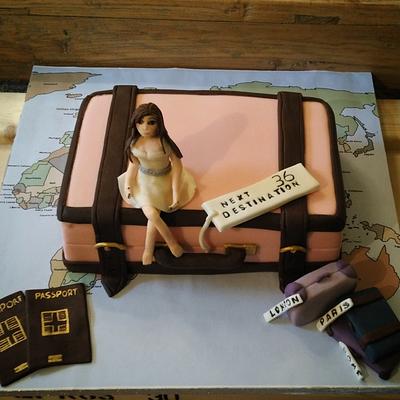 Luggage - Cake by nef_cake_deco