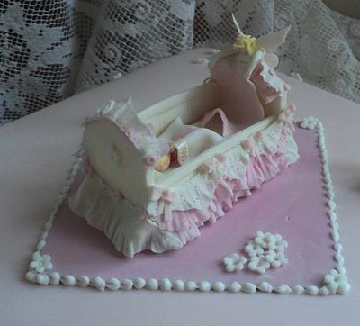 Pretty Cot for a Cake - Cake by Fifi's Cakes