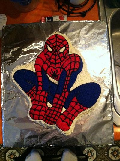 Spiderman! - Cake by Naama's Cakes