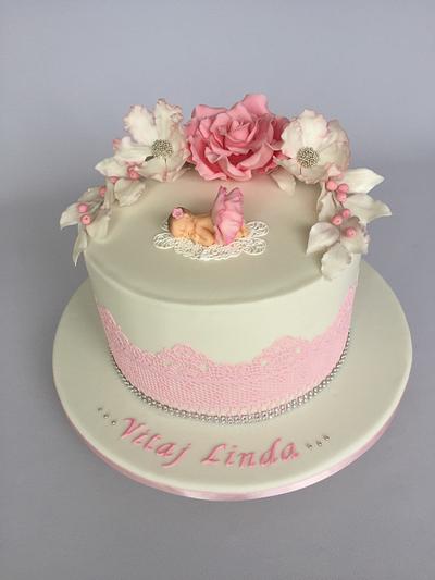 Welcome baby cake - Cake by Layla A