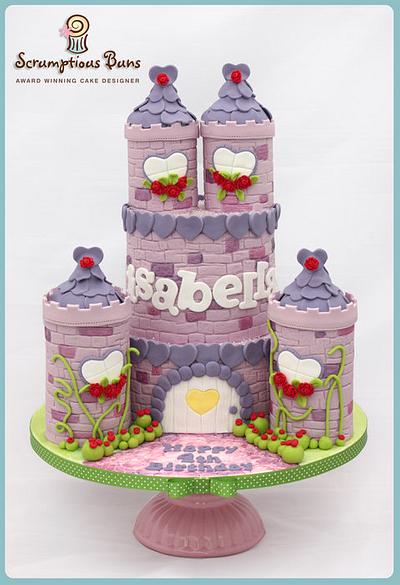 Lilac Princess Castle - Cake by Scrumptious Buns