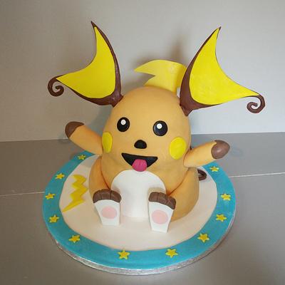 Raichu 3D - Cake by nef_cake_deco