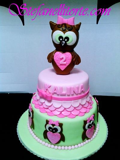BABY OWL CAKE - Cake by stefanelli torte