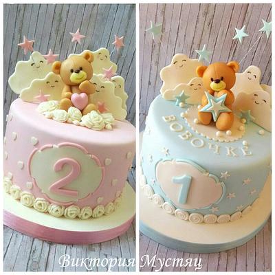 Bear for girl and boy - Cake by Victoria