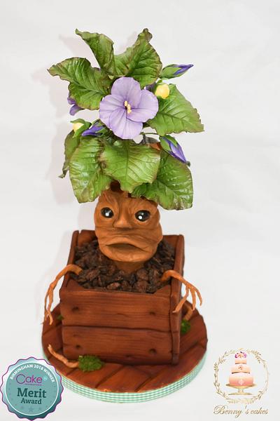 My Mandrake from the the greenhouses of the Hogwarts :) - Cake by Benny's cakes