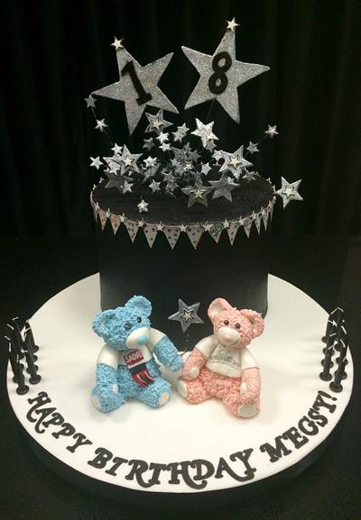 Stars & Teddy Bears - Cake by LJay -Sugar Goblin Cakes