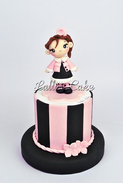 Shabby Chic Girl - Cake by Lalla's Cake