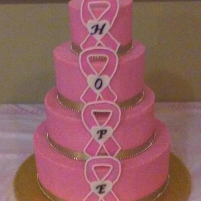 Breast Cancer Survivors Cake - Cake by givethemcake