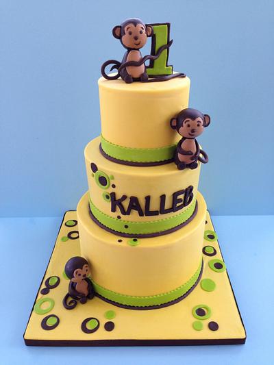 Monkey theme cake  - Cake by BAKED