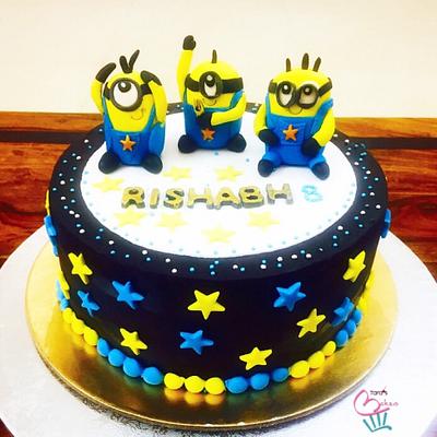 Minion themed cake - Cake by Tara
