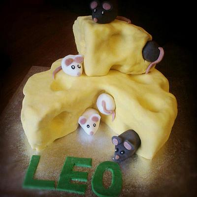 Cheese & Mice - Cake by Tracey