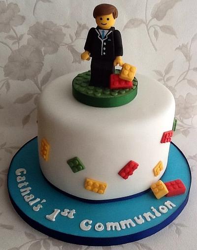 Lego communion cake - Cake by onceuponatimecakes