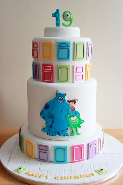 Monsters, Inc. Cake - Cake by Kiara's Cakes