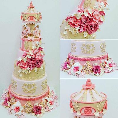 Carousel Cake  - Cake by elisabethcake 