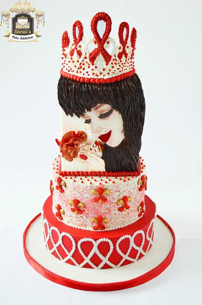 UNSA Be Red Collaboration!! - Cake by ShrutisCakeAddiction
