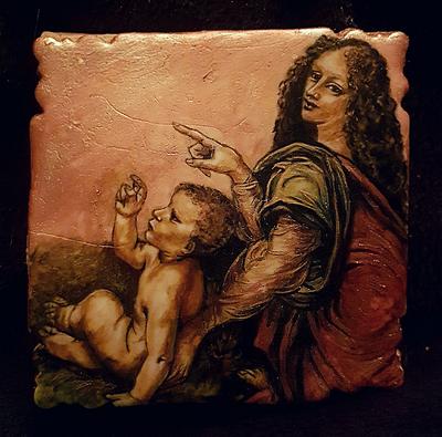 The virgin of the rocks, Leonardo da Vinci challenge - Cake by los dulces de Kolo 