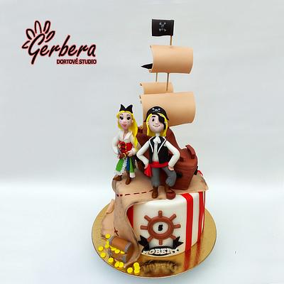 Pirates - Cake by Gerberacake